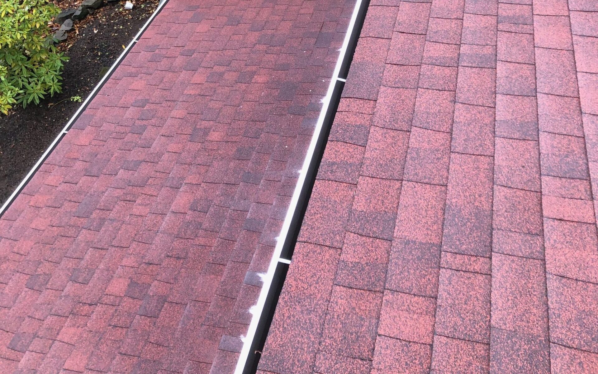 Roof Cleaning Results from Moss Busters